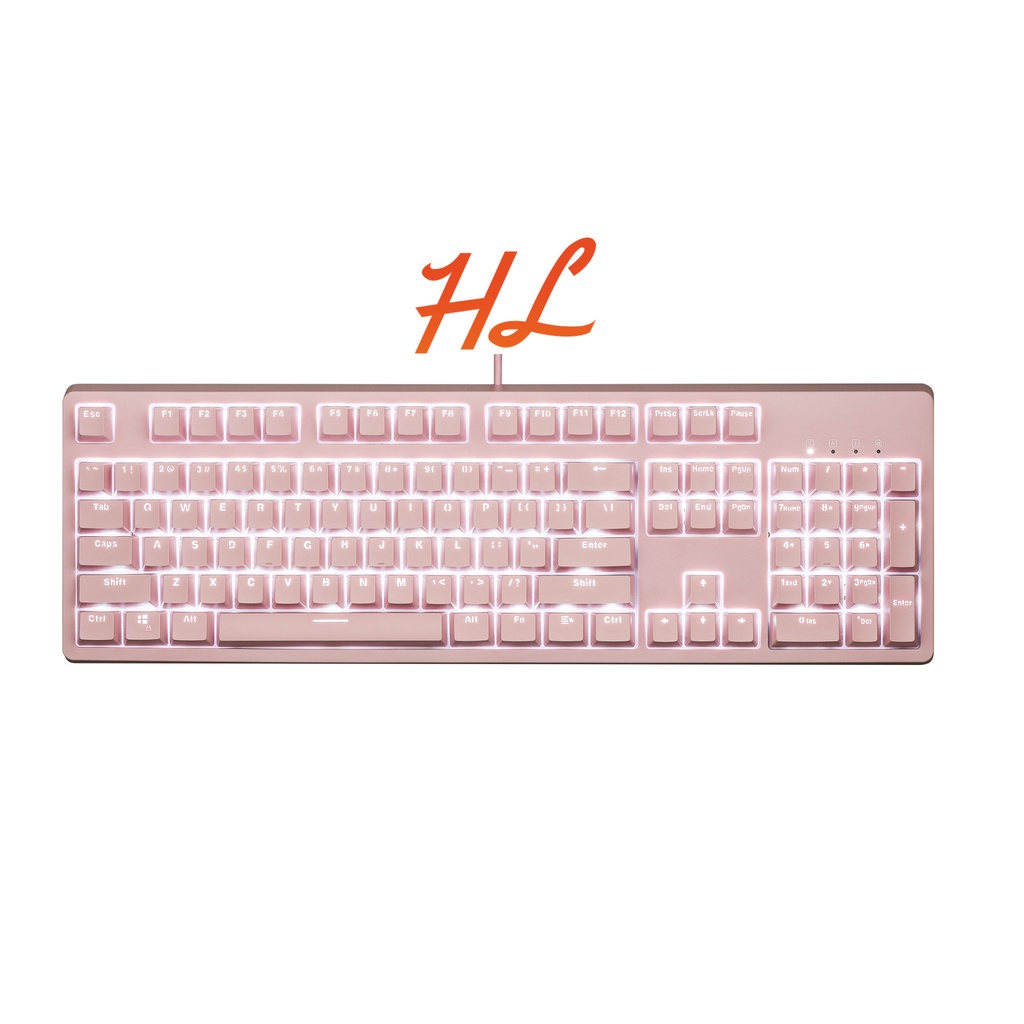 Bàn Phím Cơ E-Dra EK3104 Dream Pink  - Bảo hành 24 tháng - Hưng Long PC