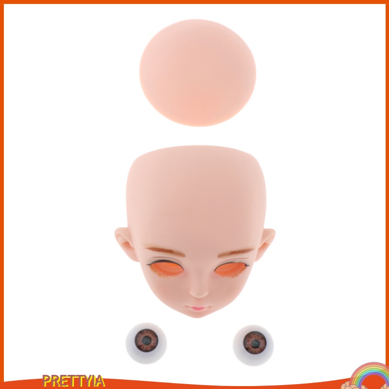 Mặt đầu BJD 1 / 3 Mắt 3D, Linh kiện cơ thể thay thế búp bê, Mắt trang điểm