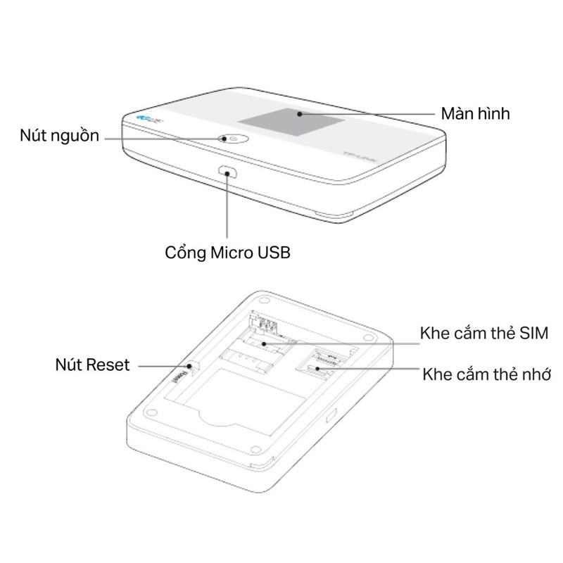 Bộ phát Wifi di động TP- Link M7350 4G LTE