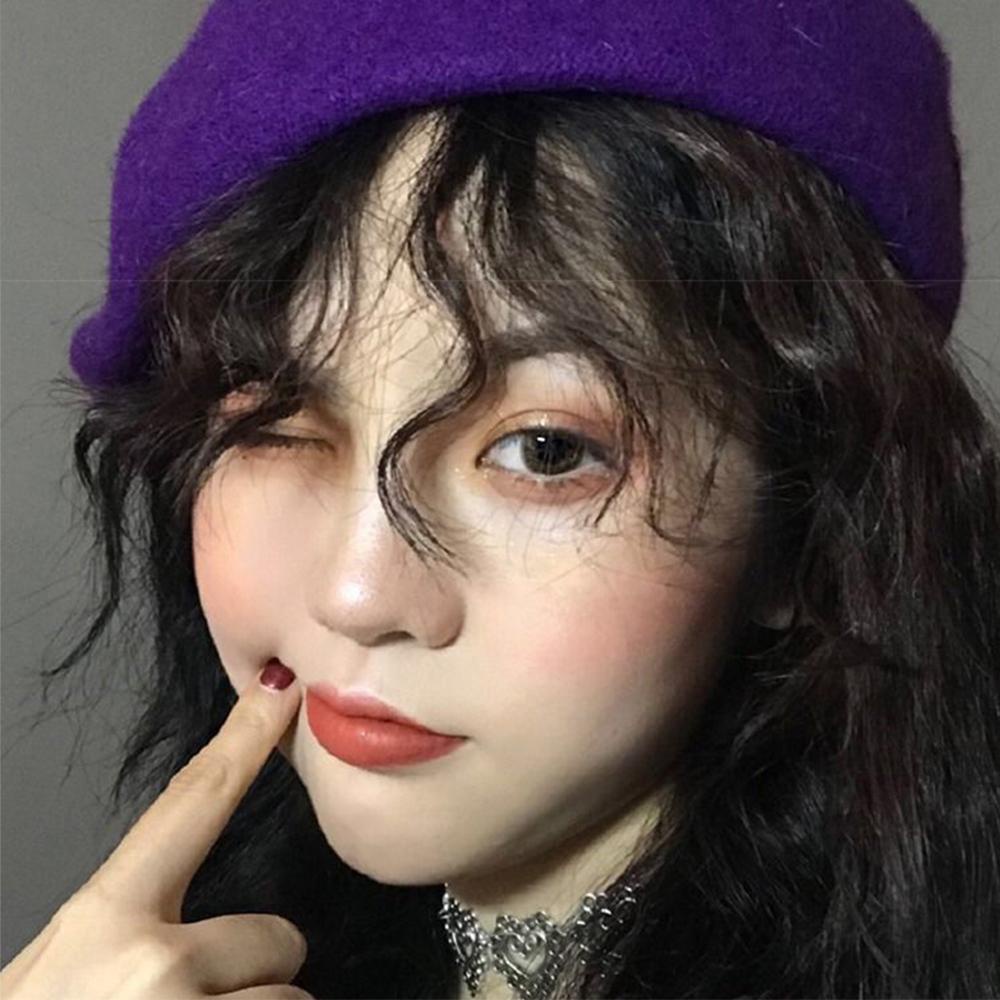 Tóc Giả Kẹp Mái Ngắn Bằng Sợi Tổng Hợp Tự Nhiên Cho Nữ