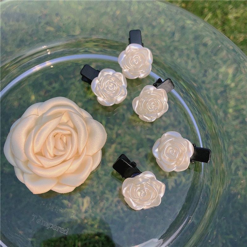 Kẹp Tóc Hình Hoa Trà Dễ Thương Xinh Xắn Dành Cho Nữ