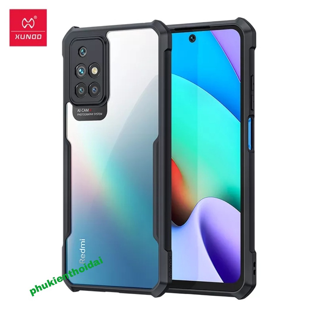 Ốp lưng Xiaomi Redmi 10 hiệu Xundd lưng trong viền màu thời trang chống sốc cao cấp siêu bền