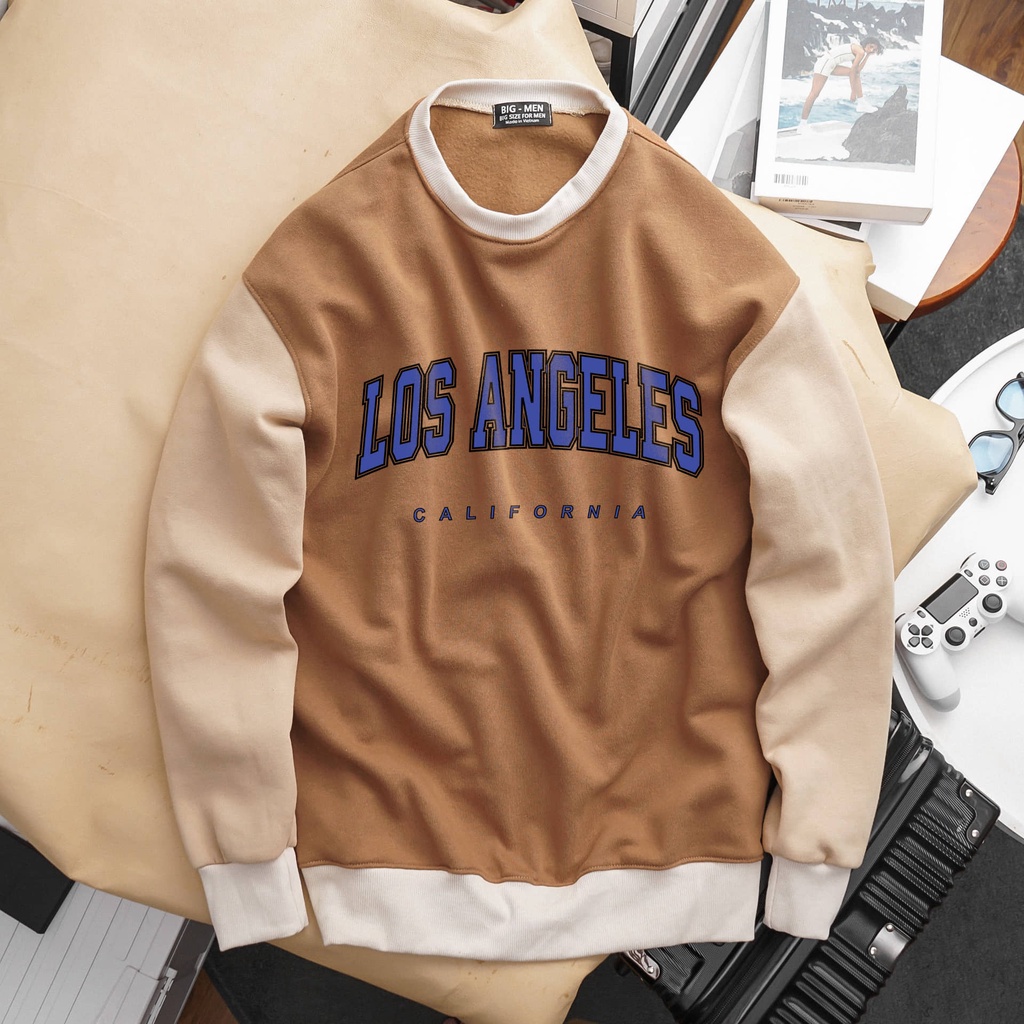 [bigsize] Áo sweater in chữ bigsize nam nữ 80-140kg