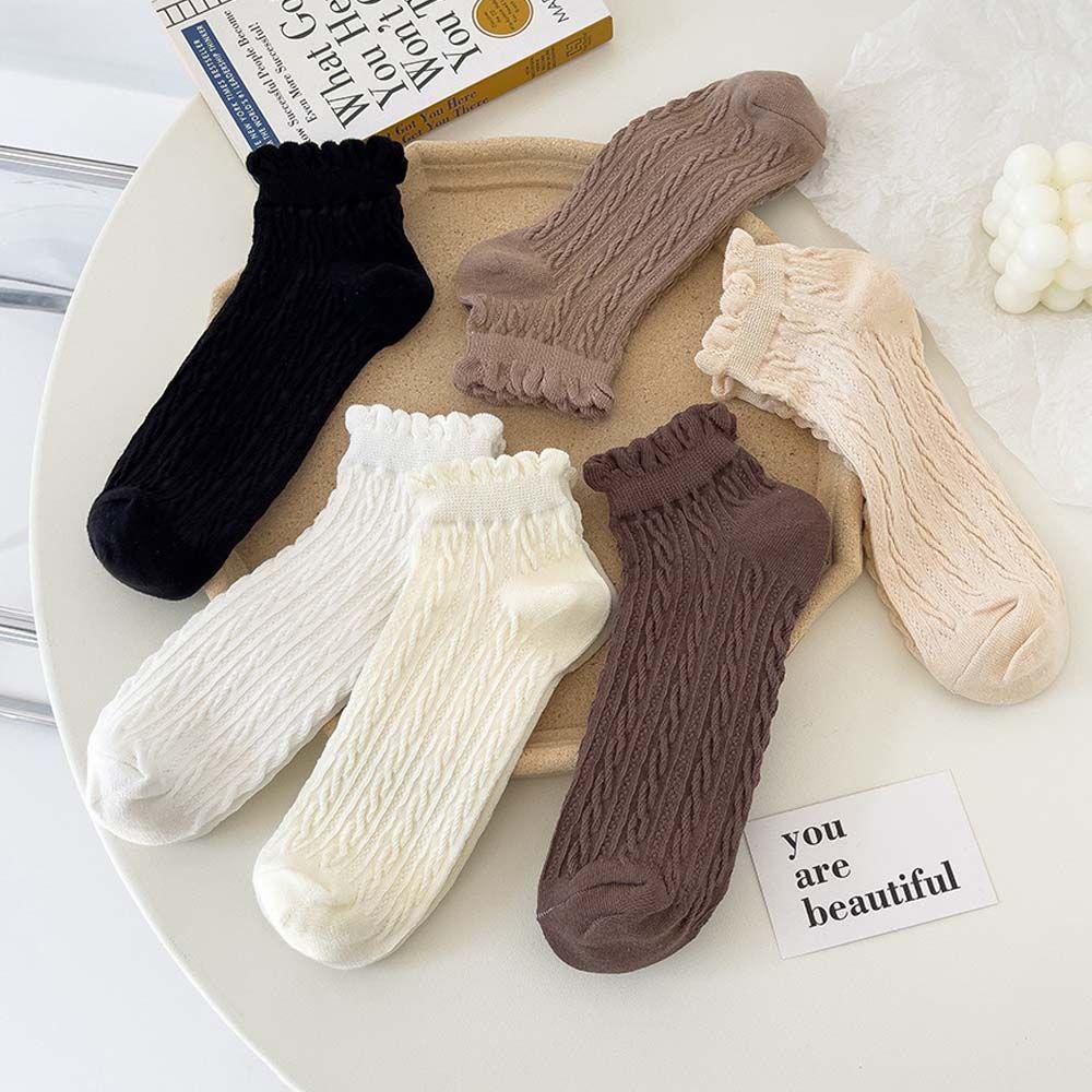 Vớ Thể Thao VANES1 Phong Cách Hàn Quốc Ngọt Ngào Thời Trang Xuân Thu Cho Nữ