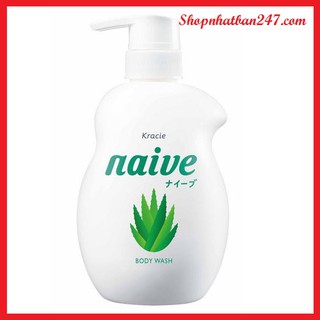 Sữa tắm Naive Nha đam Nhật Bản 530ml