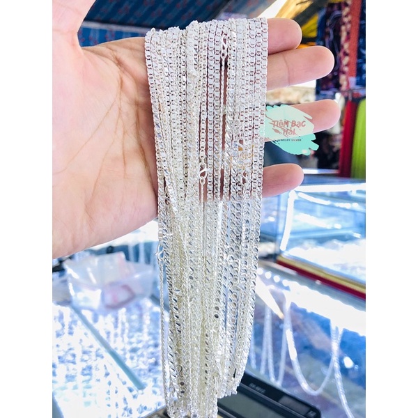 DÂY BẠC 925 3-6CHỈ KIỂU DÁNG TÊN LÀ DÂY MÈ NHÉ