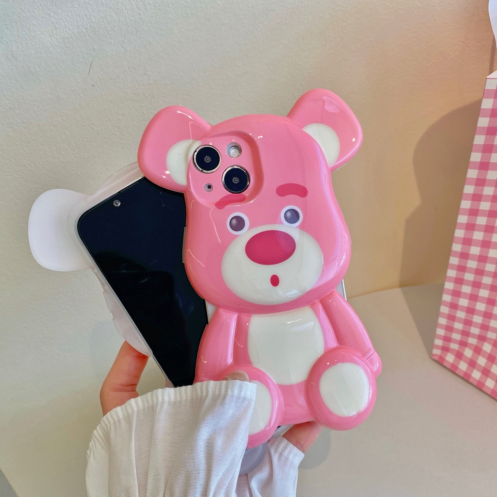 Ốp Điện Thoại Hình Gấu 3d Dễ Thương Cho iphone XR XS XR XS max 1111 pro max 12 13promax 12 pro 12 pro max