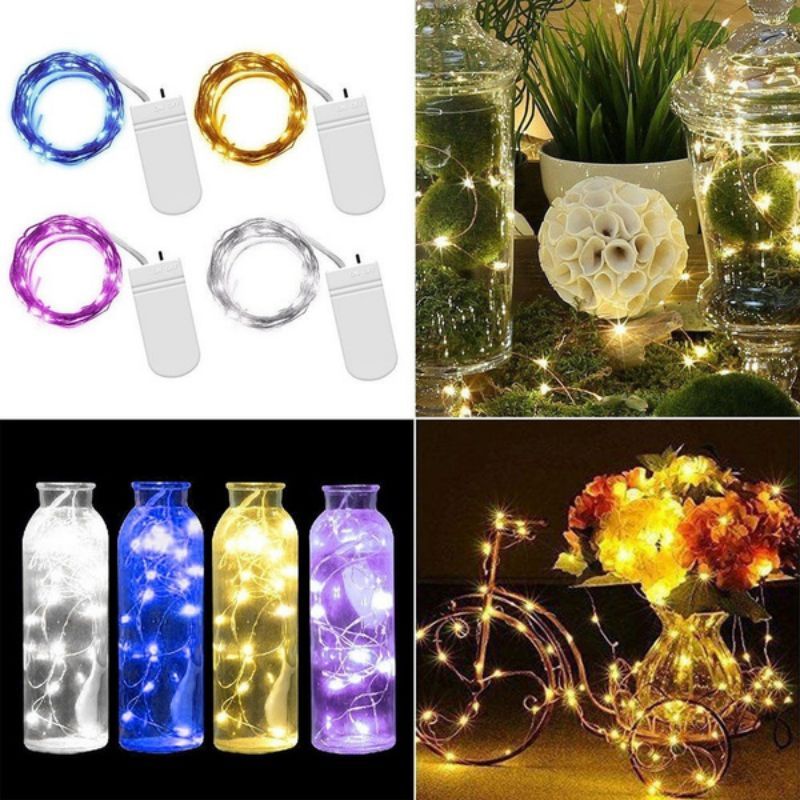 Dây Đèn Led Chạy Bằng Pin Trang Trí Tiệc Cưới/Giáng Sinh