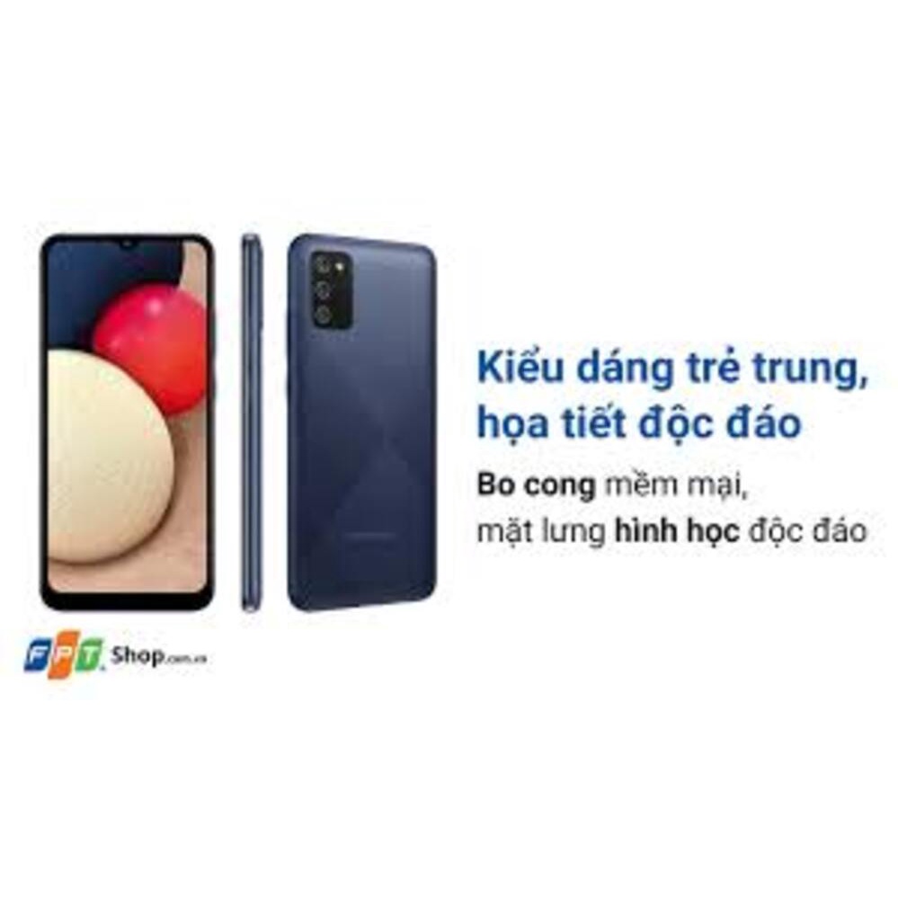 điện thoại Samsung Galaxy A02s Chính Hãng 2sim ram 3G rom 32G, Camera sau: Chính 13 MP &amp; Phụ 2 MP, 2 MP, Cày Game mượt
