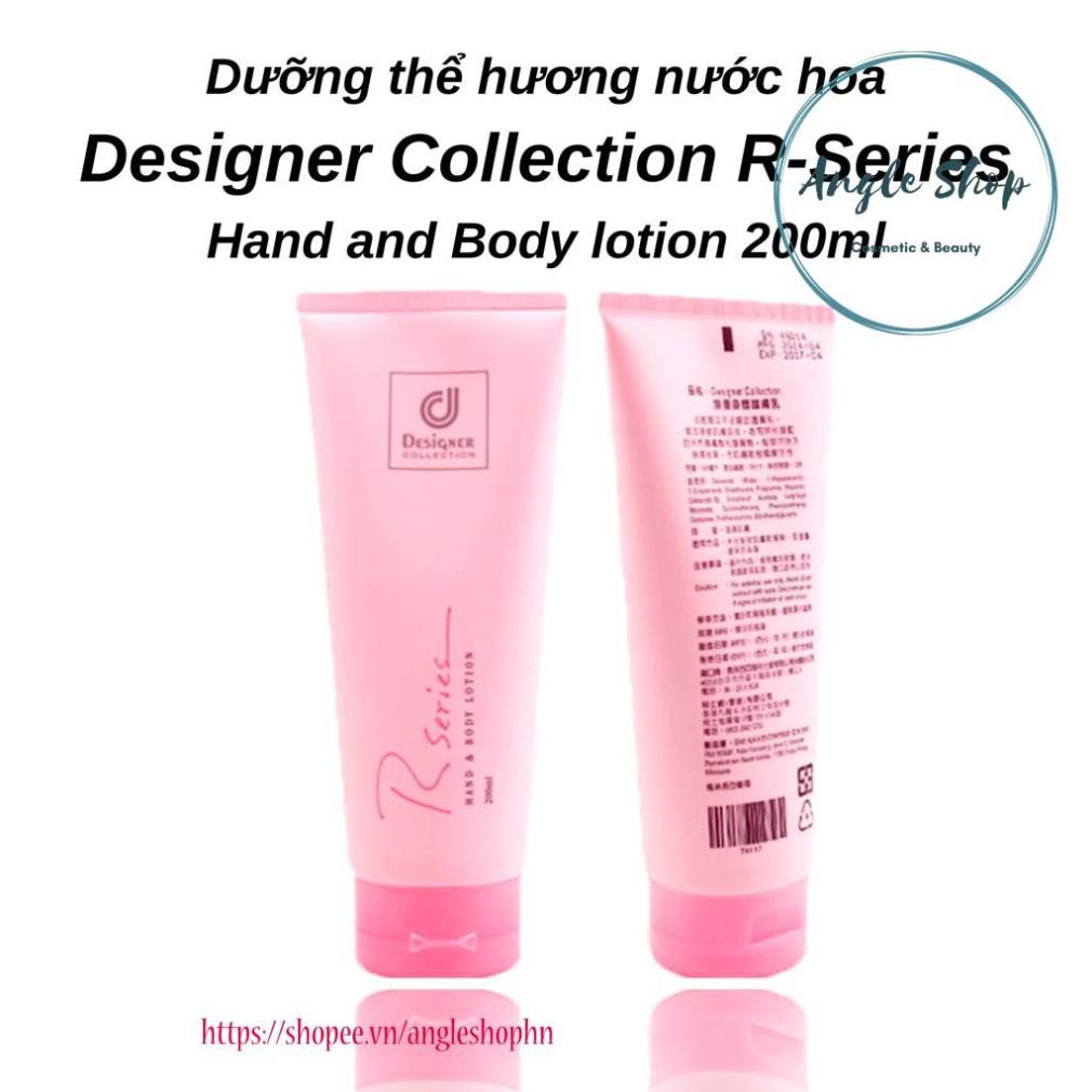 Dưỡng thể hương nước hoa Designer Collection R-Series Hand and Body lotion 200ml