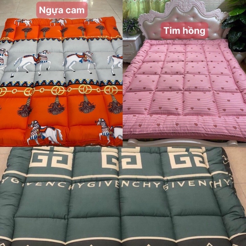 Topper nệm dày 6-8cm tấm topper tiện nghi cao cấp gấp gọn gàng khi không sử dụng