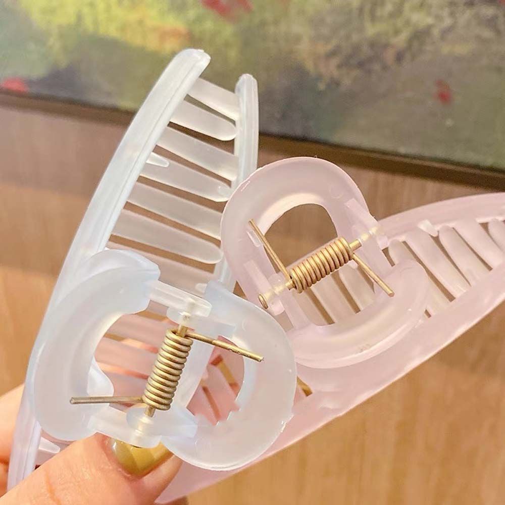 Kẹp Tóc Càng Cua Bằng Acrylic Nhám Nhiều Màu Sắc Phong Cách Hàn Quốc Thanh Lịch Dành Cho Nữ