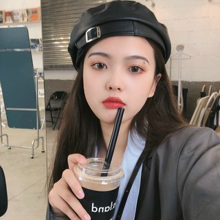 Mũ nồi beret bere da Pu thời trang
