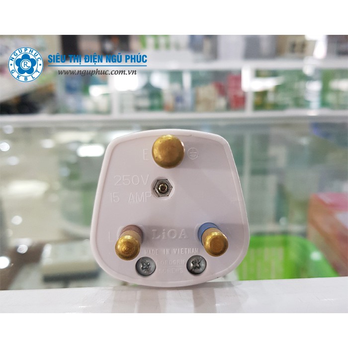 Phích cắm 3 chân PUKR LIOA