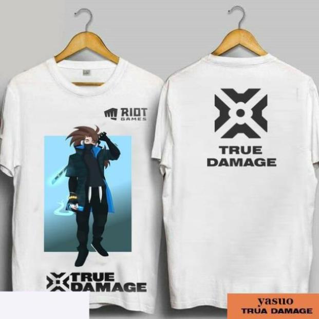 [ SALE ] Áo Thun Liên Minh Áo Thun Yasuo Trua Damage | Áo tay Lỡ, tay ngắn yasuo 💥💥