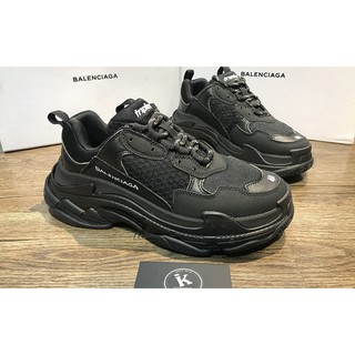 Freeship 99k toàn quốc_[Giày Có Sẵn]Balen 3s Full Đen