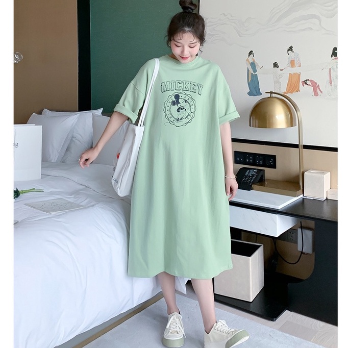 Đầm Váy Bộ Quần Áo Thiết Kế Công Sở Vải Poly Đi Chơi Làm Dạo Biển Ở Nhà Cho Mẹ Đang Bầu Sau Sinh Dáng Rộng Thoáng Mát
