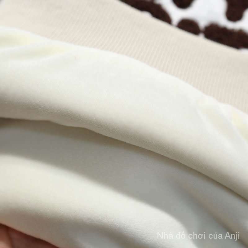 COD Boy Autumn And Winter New Velvet Sweater Warm Shirt Children Thick ShirtKid's Fashion Tops