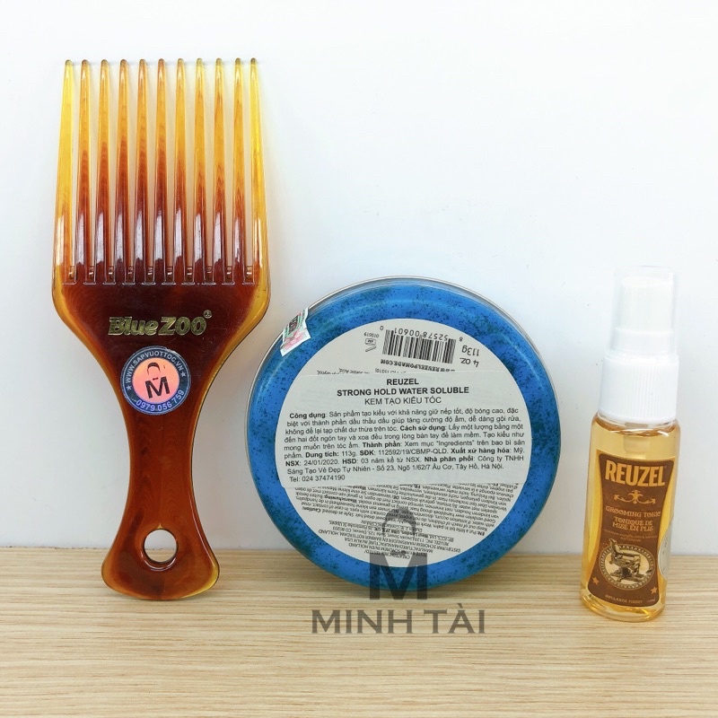 Sáp Vuốt Tóc Nam Reuzel Blue Pomade - Hàng Chính Hãng