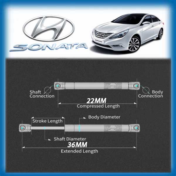 Ty thủy lực chống cốp Hyundai sonata 2011 - 2014