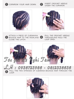 Phụ kiện nối tóc dreadlock