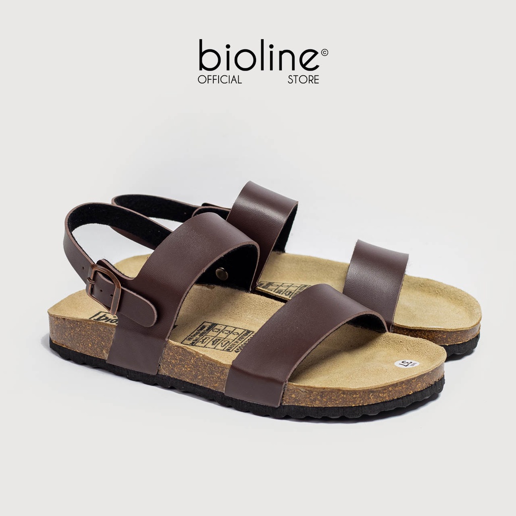 PU15 - Dép sandal đế trấu BIRKEN Unisex xăng đan quai hậu học sinh chính hãng BIOLINE
