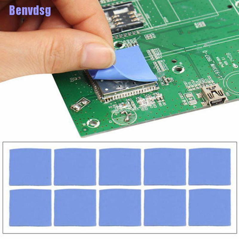 Tấm tản nhiệt cpu gpu màu xanh dương 100mmx100mm