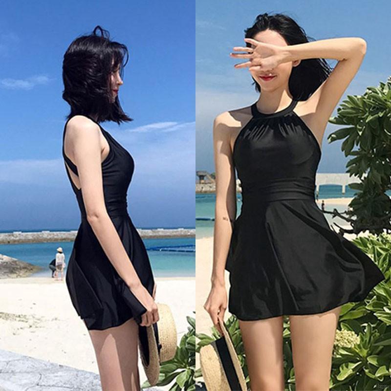 One Bộ Đồ Bơi Liền Thân Hở Lưng Phối Dây Chéo Chống Chói Phong Cách Quyến Rũ Size M-3XL