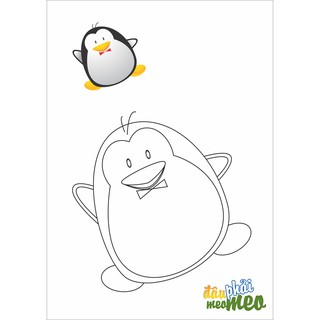 Bộ 20 tranh A4 cho bé tập tô hình ảnh sắc nét, có hình ảnh demo chủ đề thế giới động vật