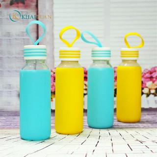 BÌNH THỦY TINH GIỮ NHIỆT CÓ DÂY XÁCH 300ml