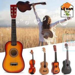 Đàn Ukulele Mini, Đàn Guitar Mini Món Quá Ý Nghĩa Mẹ Tặng Bé, Tặng Kèm Vỏ Đựng Xịn - Lỗi 1 đổi 1