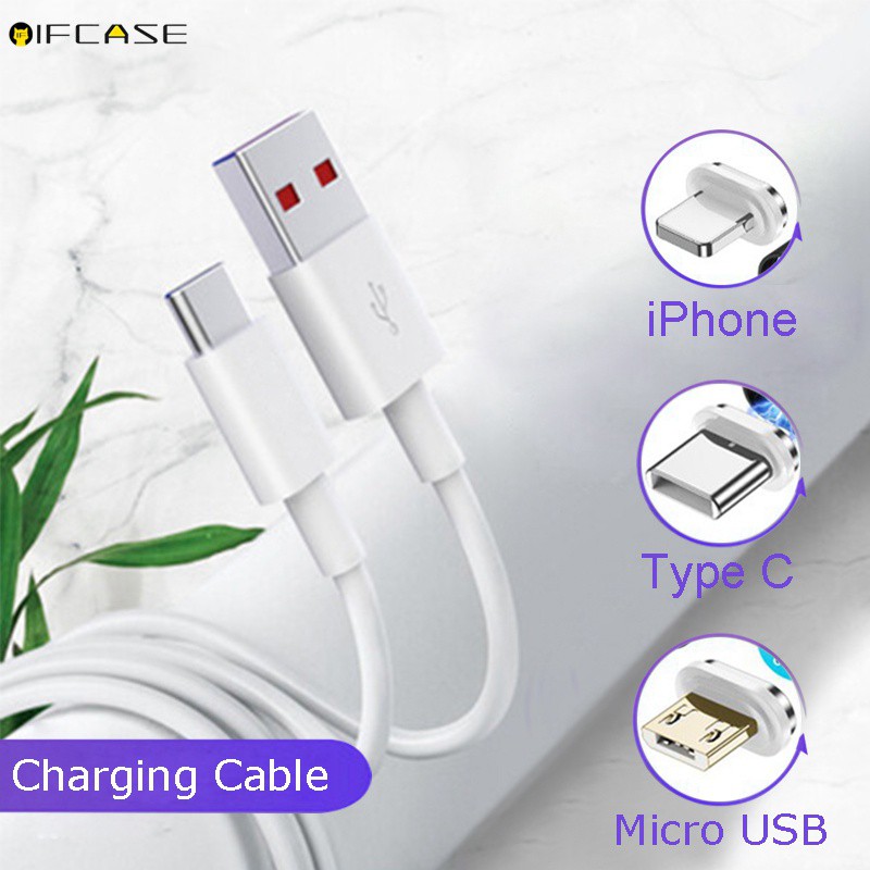 ANDROID ANDROID Dây Cáp Sạc Và Truyền Dữ Liệu Dài 1m Cho Iphone / Samsung / Xiaomi / Huawei
