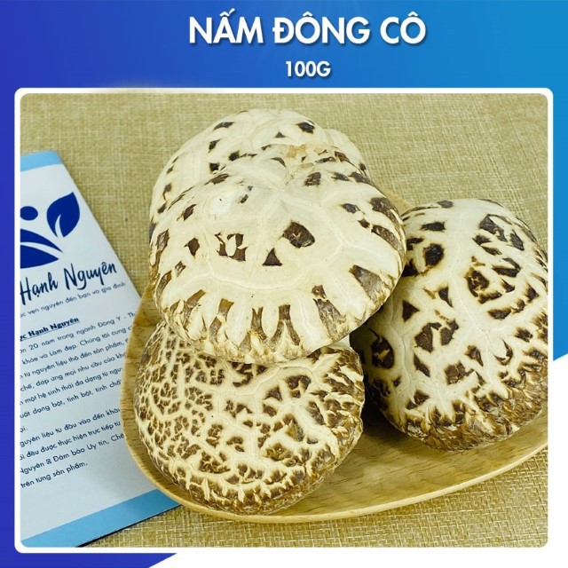 100g Nấm Đông Cô Nhật Bản (Nấm Đông Cô Khô Loại 1, to bằng nắm tay)