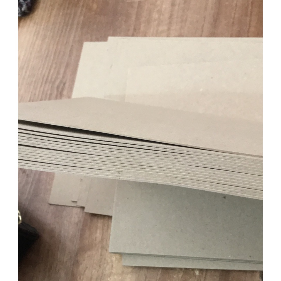 10 tấm Carton lạnh khổ A4 (tương đương 1.8mm) làm bìa sổ tay
