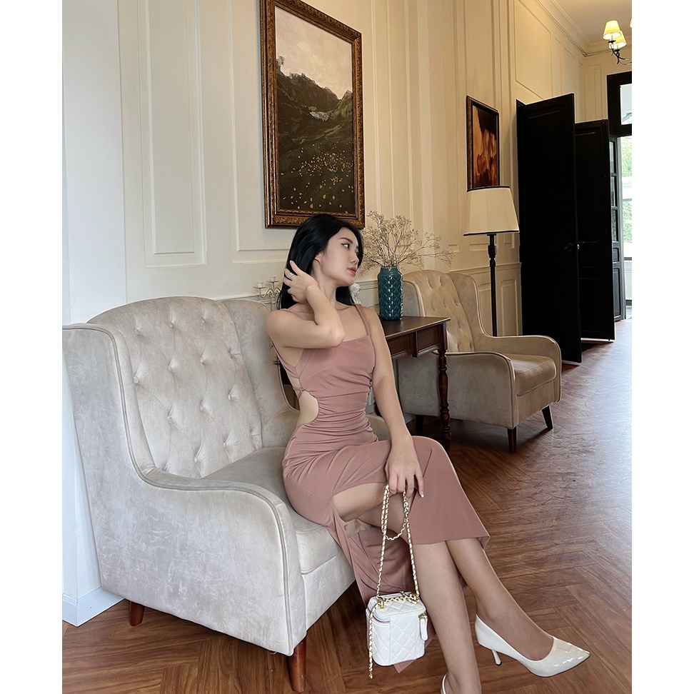 BBSTORE'S Đầm Body Hai Dây  Hở Lưng Cực Xinh Thích Hợp Đi Tiệc Dạo Phố  - D1004