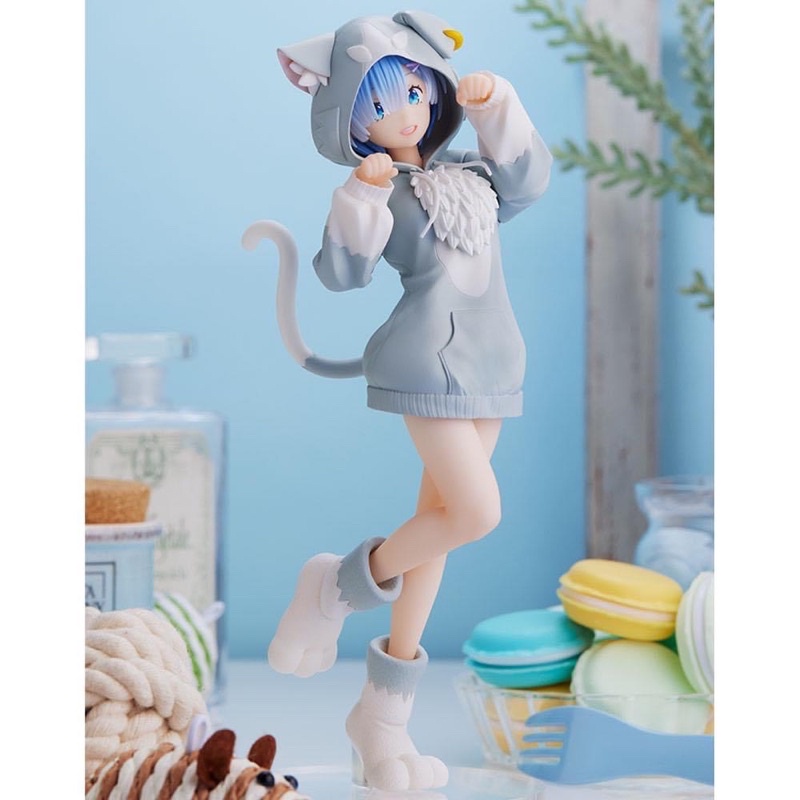 Mô hình Rem cosplay mèo.Re:Zero - Rem "Great Spirit Pack" Figure