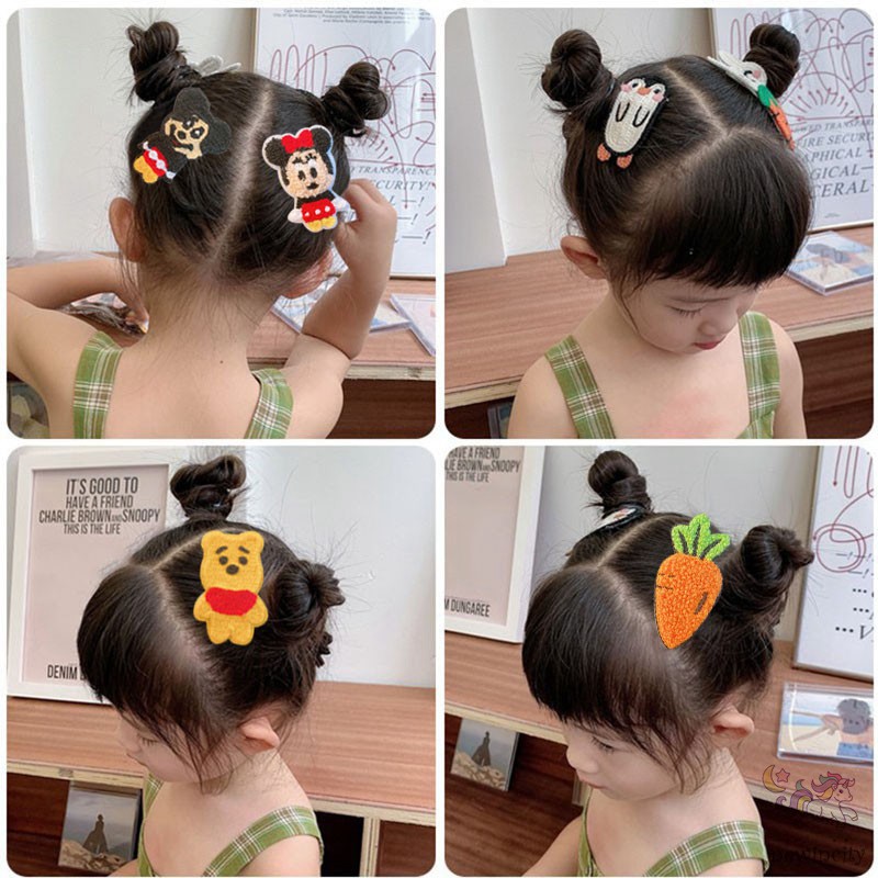 Kẹp Tóc Họa Tiết Trái Cây/ Hoạt Hình Dễ Thương Xinh Xắn Phong Cách Hàn Quốc