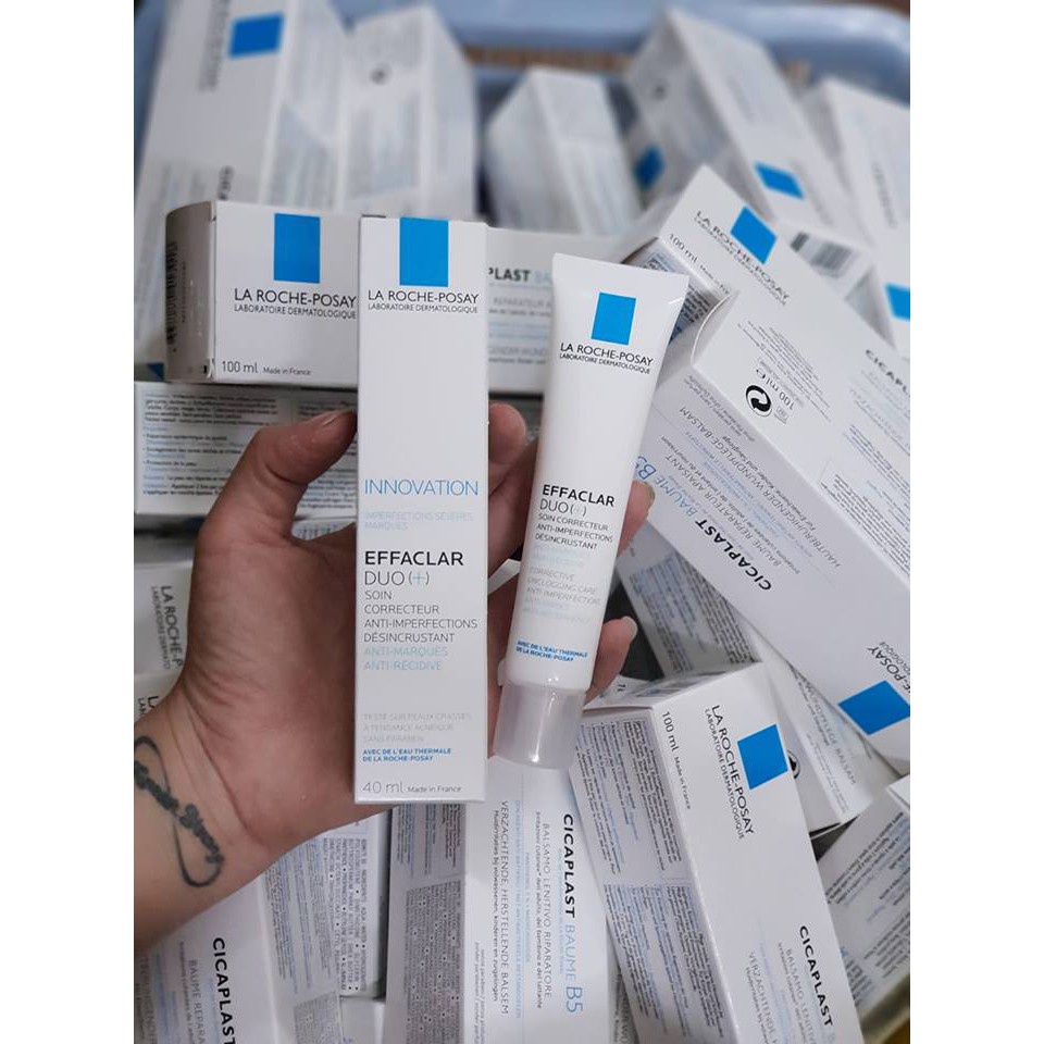 Kem giảm mụn La Roche Posay Effaclar DUO+