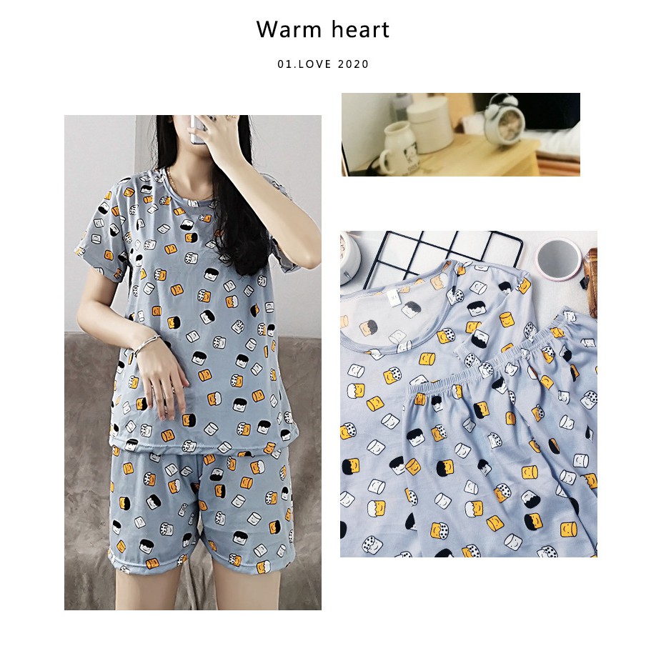 [Mã WAPUSH hoàn 12% xu đơn 99k] Bộ cộc tay cotton mềm mịn họa tiết siêu dễ thương Zinti | BigBuy360 - bigbuy360.vn