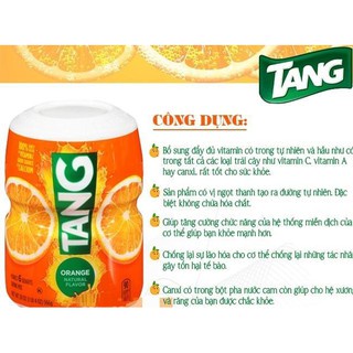 Bột Pha Nước Cam Tang Mỹ Nhỏ 566gr