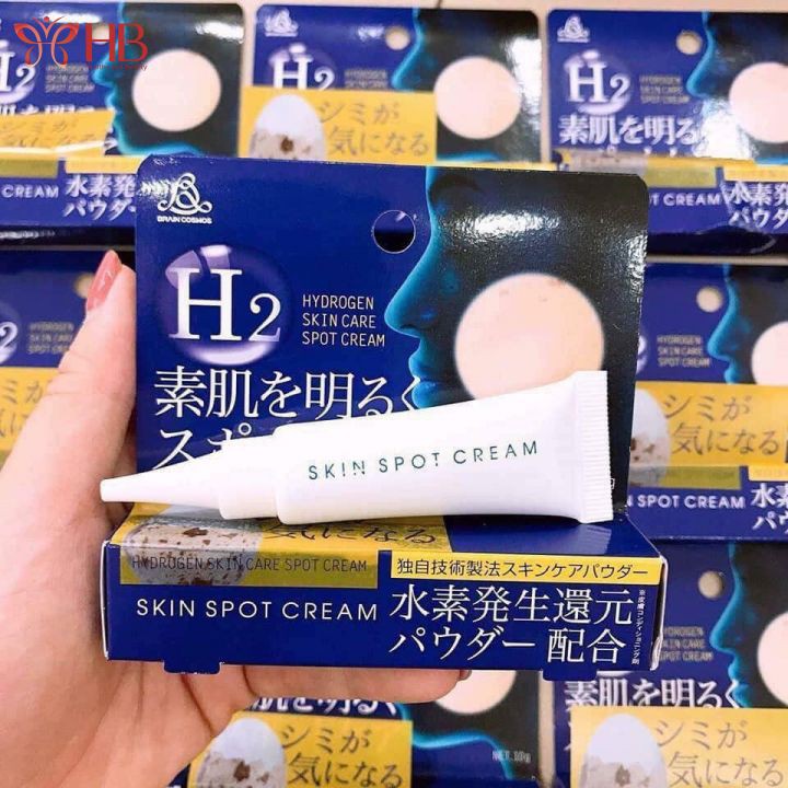 Kem làm mờ nám, tàn nhang H2 Hydrogen Skin Care Spot Cream Nhật Bản 10g