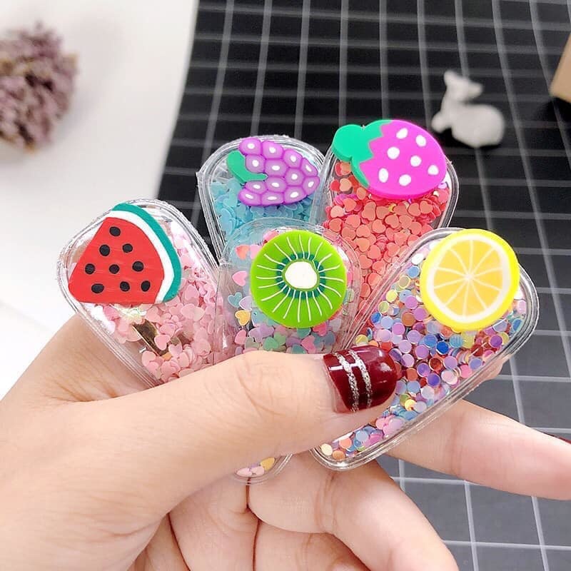 KẸP TÓC HOA QUẢ SIÊU YÊU MẪU MỚI SÉT 5