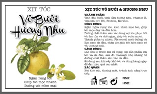 XỊT BƯỞI TRỊ RỤNG TÓC KÍCH THÍCH MỌC TÓC