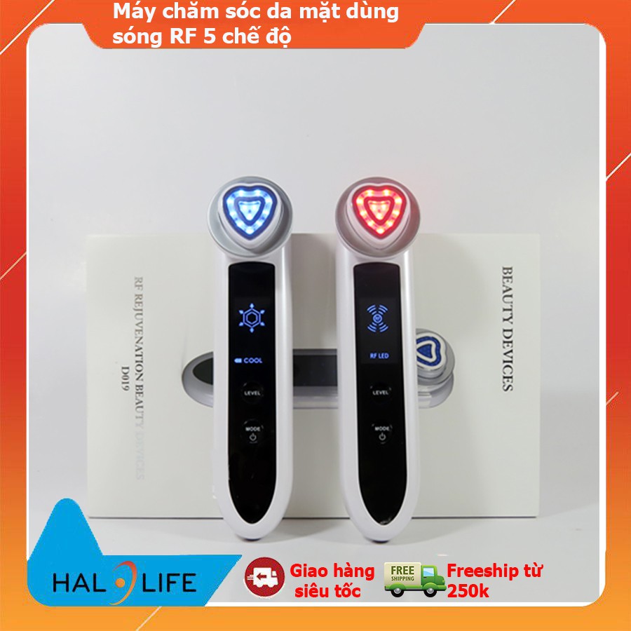 Máy chăm sóc da mặt mặt dùng sóng RF 5 chế độ  (có bảo hành)