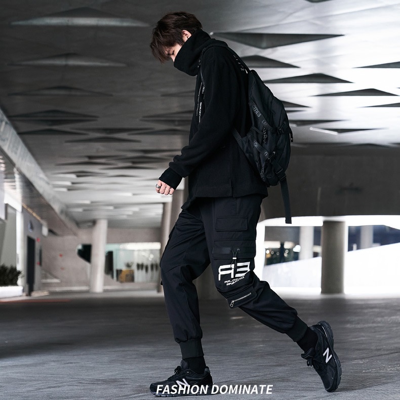 Quần jogger nam túi hộp chất kaki cotton mềm mịn R3