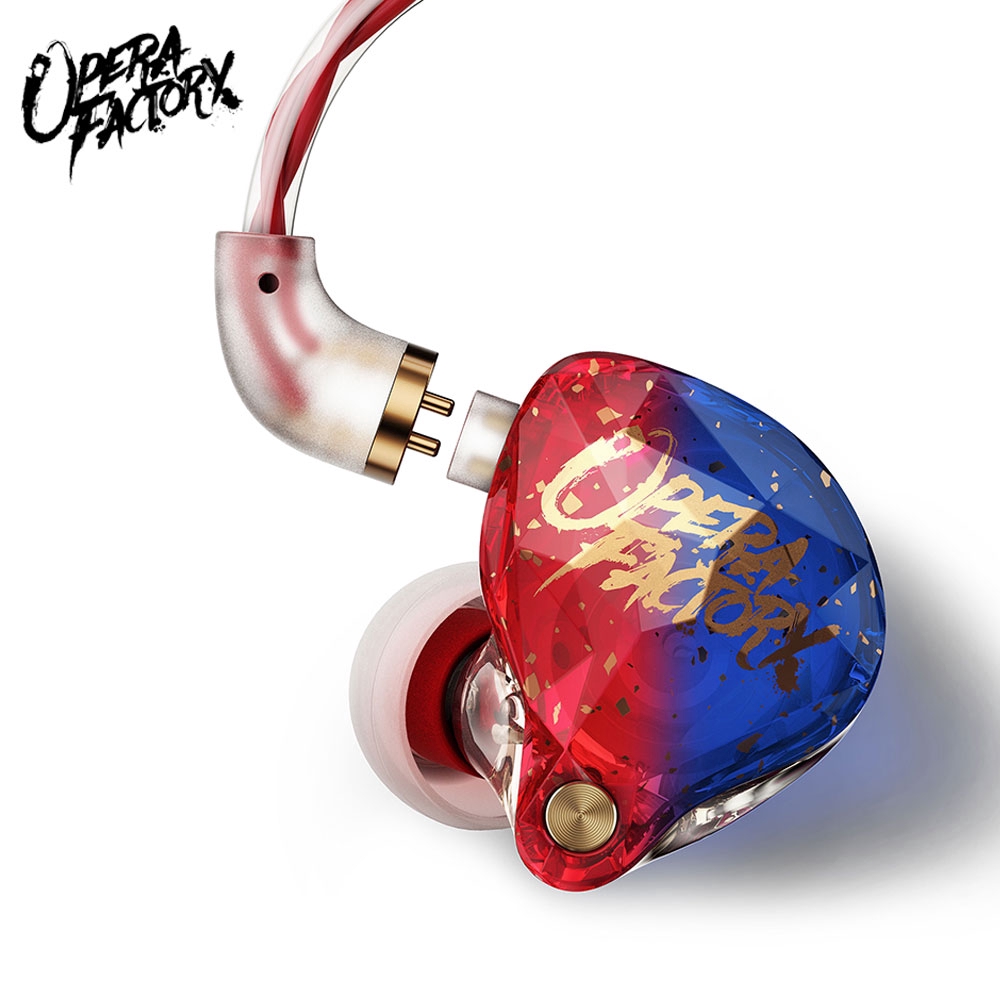 Whizzer OperaFactory OS1 Pro Graphene Dynamic Driver In Ear Earphone Noise Isolating HIFI Stereo Deep Bass DJ Sport Gaming