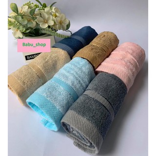 Khăn mặt sợi tre bamboo cao cấp, màu hàn quốc, nguyên liệu tự nhiên, siêu thấm hút, kháng khuẩn, an toàn tuyệt đối