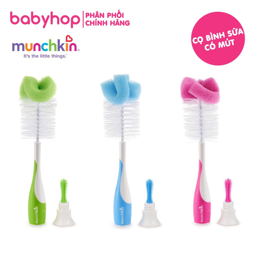 Cọ bình sữa có mút Munchkin