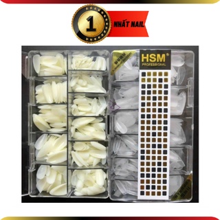 Móng up fom bầu , Móng úp HSM fom nhọn bầu chuẩn loại sịn hôp 500 móng dẻo