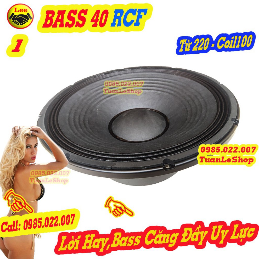 LOA BASS 40 TỪ 220 COIL 100 RCF -LOA  4 TẤC – GIÁ 1 CỦ LOA RỜI